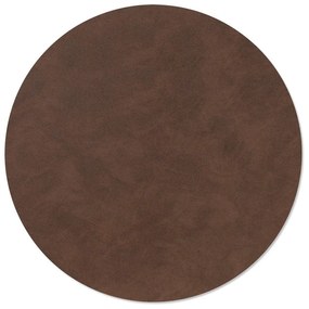 Mata stołowa ze skóry ekologicznej ø 40 cm Circle XL Nupo – LIND DNA