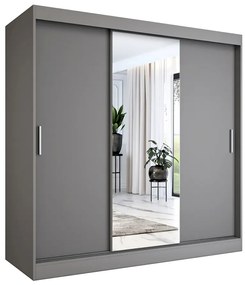 Szafa przesuwna antracyt 200 cm M7-T51