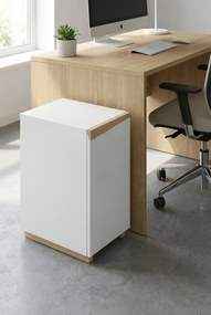 Skandynawska szafka pod biurko komputer W8-Z58