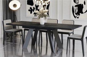 Stół rozkładany COMO 130(210)x80 beton ciemny
