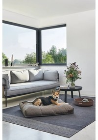 Brązowy materac dla psów z materiału bouclé 120x90 cm Mondo Chocolate L – MiaCara