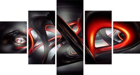 Obraz abstrakcji (125x70 cm)