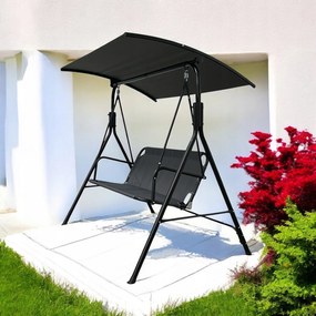 Huśtawka do ogrodu Paloma MAS-4006, wolnostojąca, kolor szary