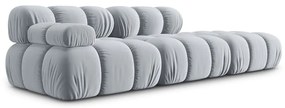Jasnoniebieska aksamitna sofa 282 cm Bellis – Micadoni Home