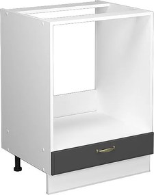 Szafka kuchenna antracytowo-złoty 60x51.6x82 fame-line