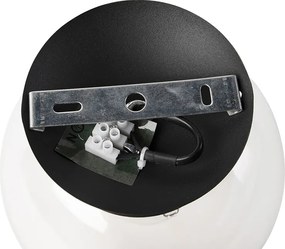 Lampa sufitowa art deco czarna - Pallon