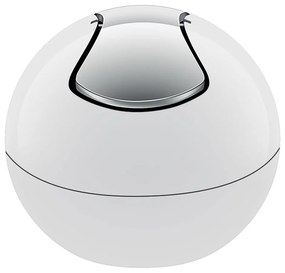 Biały plastikowy kosz na śmieci 1 l Bowl – Spirella