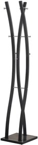 Czarny stojący wieszak na ubrania L7-C95