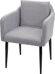 Krzesło do jadalni MCW-H93,  tkanina/tekstylia jasnoszary