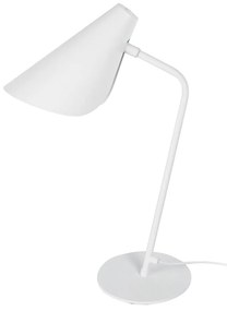 Biała lampa stołowa SULION Lisboa, wys. 45 cm