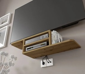 Wisząca Półka Pod Telewizor Dąb Artisan P1-C32