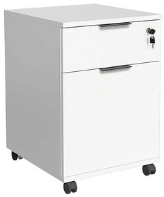 Biały kontener biurowy 61x41 cm