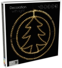 Świąteczna dekoracja wisząca LED Trinket Tree 285 LED, 52 cm