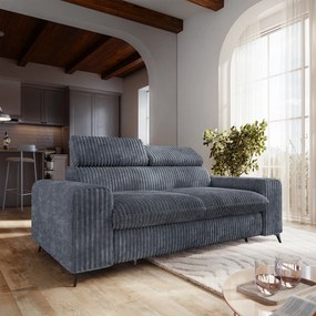 Masseno Sofa BENETE z funkcją spania - Grafitowy - TILIA 90