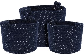 Zestaw koszy dekoracyjnych ROPE, 3 sztuki