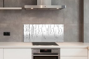 Szkło do Kuchni na Ścianę Nowoczesny Wzór w Kropki i Paski