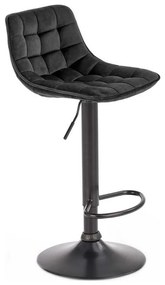 Krzesło barowe 106x43 cm czarne