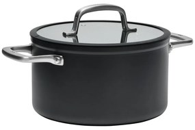 Garnek aluminiowy z pokrywką/z nieprzywierającą powierzchnią odpowiedni na indukcję 5,5 l Meda 3.0 – FABINI