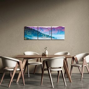 Obraz - Panorama 2 (z zegarem) (90x30 cm)