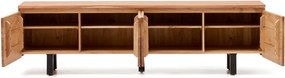 Szafka pod TV z litego drewna akacjowego w naturalnym kolorze 200x58x40 cm Uxue – Kave Home