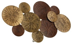 Lampa ścienna w stylu art deco antyczne złoto 71 cm - Kelly