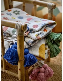 Koc dziecięcy z bawełny z recyklingu 130x160 cm Cherry – Bloomingville Mini