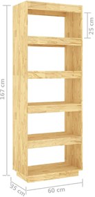 Sosnowy drewniany regał do spiżarni K3-T25
