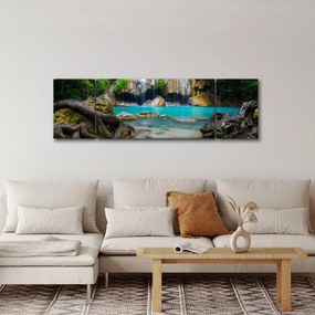 Obraz wodospadów (170x50 cm)