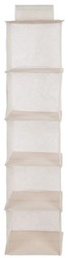Wiszący tekstylny organizer do szafy Nancy – Compactor