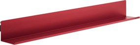 Półka wisząca metalowa czerwona, 1200 mm: JOANNE Modern