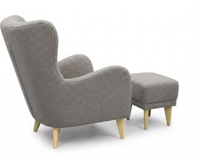 Fotel Roland z podnóżkiem-ergonomiczny, komfortowy i ponadczasowy design