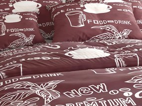 PrzytulneMieszkanie.pl PrzytulneMieszkanie.pl Pościel bawełniana COFFEE brązowa