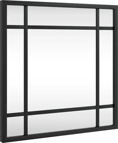 Minimalistyczne lustro z czarną metalową ramą B6-M68