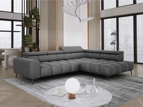 Narożnik PLAZA L Prawostronny w tkaninie Promocyjnej SOLAR 96 WERSAL