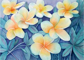 Obraz - Tropikalne krzewy (70x50 cm)