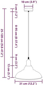 Żółta lampa z regulacją wysokości R4-G70