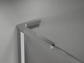 Mexen Kioto-F L ścianka prysznicowa Walk-in z ramką 115 x 202 cm, transparent 8 mm, chrom - 800-115-174-01-00