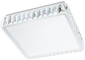 Eglo 95542 - Kryształowa ściemnialna oprawa sufitowa TELLUGIO-S LED/24W/230V