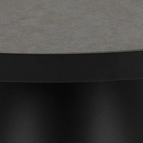 Okrągły stolik ceramiczny na jednej nodze Soli 85