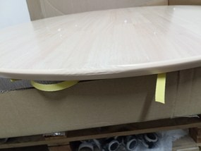 PROMOCJA Stół jadalniany NELSON z blatem w dekorze dąb miodowy 90X90 II. jakość