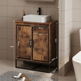 Szafka łazienkowa pod umywalkę 82 cm