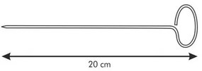 Tescoma 6-częściowy zestaw igieł do szaszłyków PRESTO, 20 cm