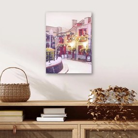 Podświetlany obraz Restauracja, 32 diody LED, 30 x 40 cm