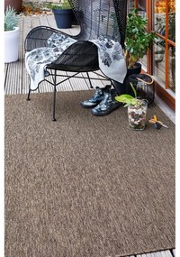 Brązowy chodnik odpowiedni na zewnątrz 250x80 cm Vagabond™ – Narma