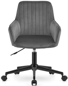 Fotel welurowy obrotowy beżowy G9-P98