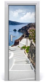 Fototapeta samoprzylepna na drzwi Santorini Grecja