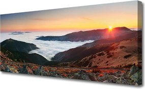 Obraz canvas Majestat Gór nad Chmurami