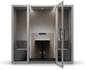 Budka akustyczna do biura INBOX 4-osobowa 2200 x 2200 x 1220 mm