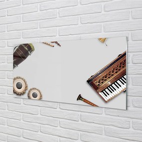 Panel szklany do Kuchni Orkiestra Instrumentów