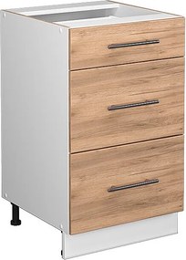 Szafka dolna do kuchni złoty dąb energetyczny 50x51.6x82 fame-line